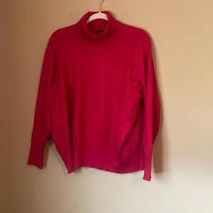 Lane Bryant Hot Pink Turtleneck Sweater Size 22/24